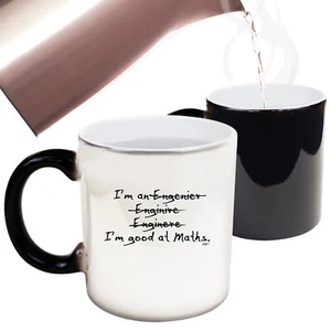Engineer Im Good At Maths Funny Mugs Novelty Colour Changing Mug Gift Boxed Cup - Picture 1 of 3