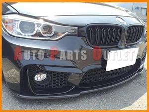 Universal Carbon Fiber Front Bumper Flat Add-on Lip For 15-17 F80 M3 & F82 M4 - Picture 1 of 2