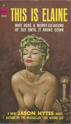MIDWOOD Books F229 THIS IS ELAINE by JASON HYTES PAUL RADER COVER ART Vintage - Image 1 of 2