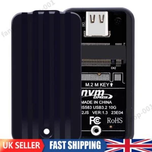 NVMe Hard Disk Adapter Card Gen2 10Gbps M.2 SSD Case Type-C USB3.1 for M.2 2230 - Afbeelding 1 van 12