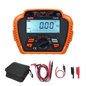 NJTY Isolationswiderstandstester 1000V Digital Megohmmeter 20GΩ W3C6 - Bild 1 von 10