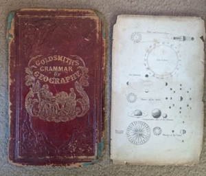 Goldsmith's Grammar of Geography 1849 with Maps HB Antique schoolbook - Bild 1 von 13