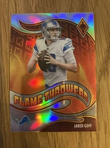 Jared Goff SILVER Flame Throwers 2021 Panini Phoenix #FT-23 LIONS NFL - Bild 1 von 2