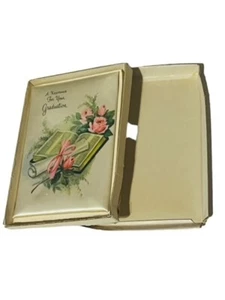 Graduation Card 1967 Best Wishes ephemera school keepsake 1960s box antique vtg - Picture 1 of 5