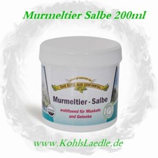 Murmeltier Salbe - 200ml - Das Gute aus dem Inntal