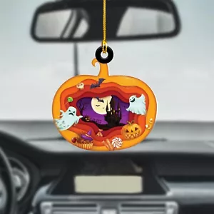 Pumpkin Halloween Ornament, Pumpkin Halloween Decor, Happy Halloween Ornament - Picture 1 of 5
