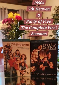 1990s 7th Heaven & Party of Five Complete 1st Season Box Sets DVD Family Drama - Picture 1 of 24