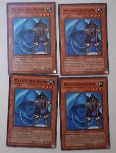 YUGIOH. 4X TARJETAS GUARDIA MISTERIOSA LOD-021. COMÚN, ILIMITADO. NUNCA JUGADO - Imagen 1 de 1