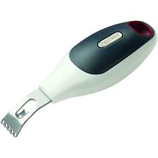 Zyliss 2-in-1 Zester - Easy Grip Balloon Shaped Handle - Dishwasher Safe - White