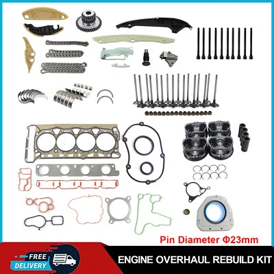 Kit de pistones de reconstrucción de revisión de motor para Audi A4 VW GTI Jetta 2.0 T CDN CCZ CCT Foto 1 de 4