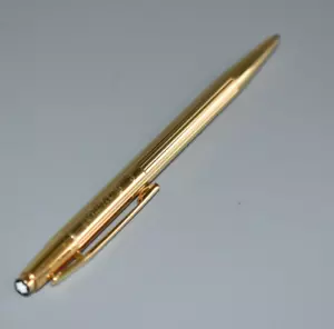Montblanc Mont Blanc Noblesse Slim Line Kugelschreiber Gold vergoldet Fach #C3 - Bild 1 von 7