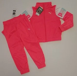 New! Girl's Puma Sweatshirt and Pants Outfit Size 5 6 6X - Picture 1 of 3