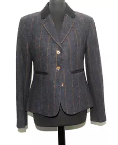 LADIES NEW FOREST POLY TWEED JACKET SIZE 10 - Picture 1 of 9