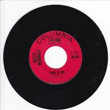 SKEETS MCDONALD Think Of Me VG(+) 45 RPM 