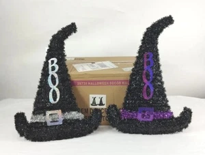 LOT Of 24 Halloween Witch Hat Frames 15.5" Wreath Craft Santa Elf Tinsel Decor - Picture 1 of 6