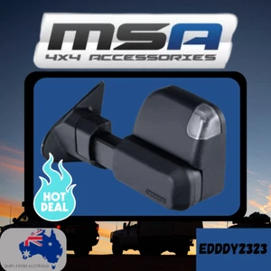 MSA 4X4 POWERFOLD™ TOWING MIRRORS TO SUIT TOYOTA LANDCRUISER 200 SERIES - Picture 1 of 14
