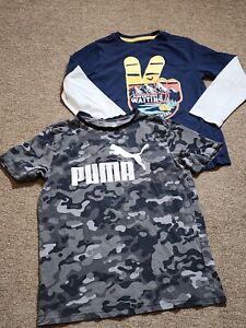 Puma Camoflauge Boys T-shirt Size M(10-12)