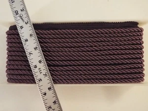 14+ YDS WRIGHTS DUSTY PURPLE 3/8" TWISTED ROPE PIPING CORD-TRIM-HOME DECOR-BIND* - Picture 1 of 6