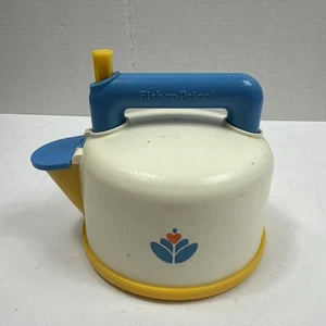 Tetera Fisher Price 1987 divertida con silbido de comida #2113 probada/funcionando - Imagen 1 de 6