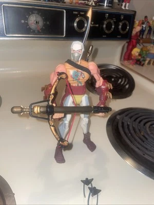 Figura GI Joe Sigma 6 Ninja Storm Shadow 2005 8" con todas las armas Foto 1 de 4