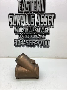2 1/2” Brass Y Swing Check Valve 125S 200CWP  NEW - Picture 1 of 6