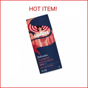 Lavazza Dolcevita Classico Ground Coffee 12oz Bag, Medium Roast, Rich and Full-b - Picture 1 of 2