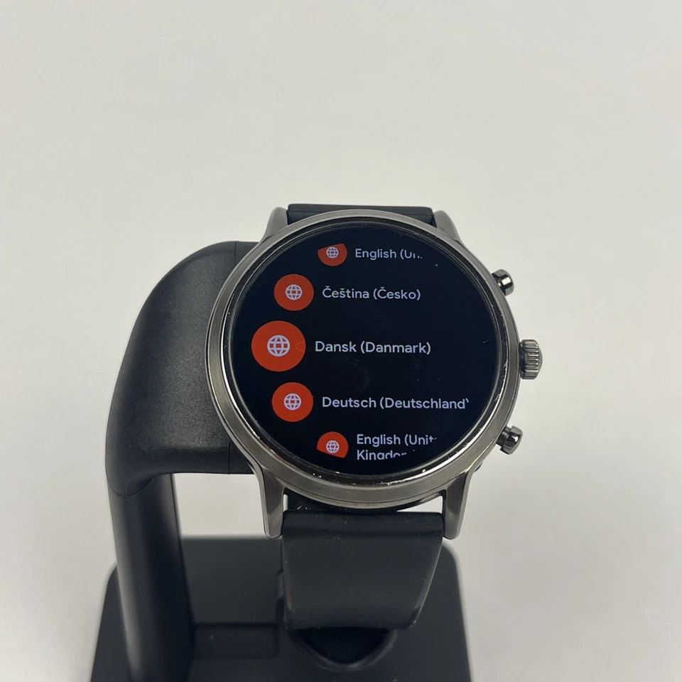 Fossil поколения 5 Carlyle (DW10F1) - GPS серебро 44 мм - * работает * - Изображение 1 из 4