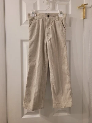 PANTALONES CARPINTERO SONOMA BEIGE CLARO PANA NIÑOS TALLA 7 USADOS Foto 1 de 4
