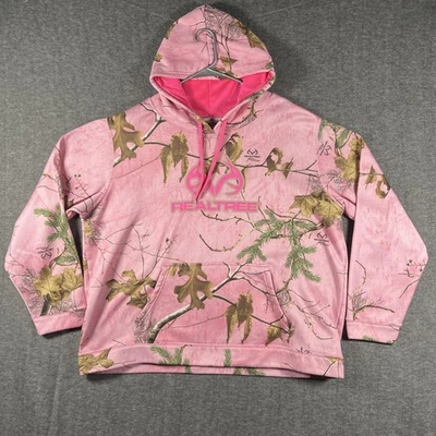 Realtree Sudadera con Capucha Mujer 2XL Rosa Camuflaje Xtra Colores Pullover Caza Foto 1 de 4