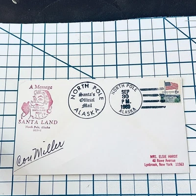 Papá Noel Polo Norte Alaska Primer Día Cubierta 1969 6c Sello USPS De Colección FDC Foto 1 de 3