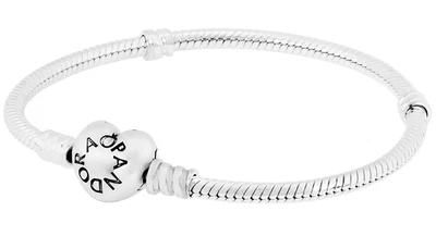 Pandora моменты Серебряный сердце застежка браслет - 16 см - Изображение 1 из 4