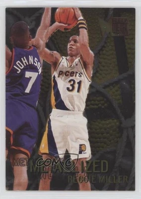1996-97 Fleer Metal Metallized Reggie Miller #129 HOF - Image 1 of 2
