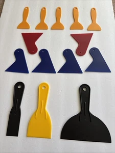 window tint tools 14pc Scraper Set Multi Size All Brand New - Picture 1 of 22