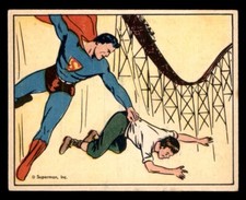 1940 Gum Inc. Superman #41 Roller Coaster Rescue VG