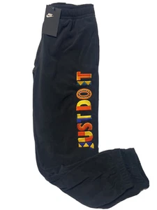 Nike Men's Sportswear Reissue Fleece Pants Black Multicolor CW1676-010 Med Large - Picture 1 of 8
