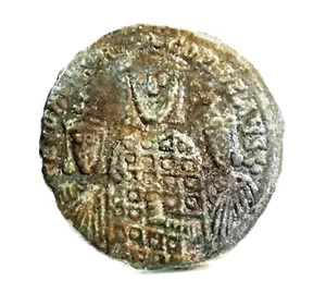 Impero BIZANTINO (BASILIO I) Follis-Costantinople - Foto 1 di 8