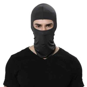 Balaclava Full Face Mask Men Women Cycling Ski Winter Warm Neck Black Motorbike - Picture 1 of 11