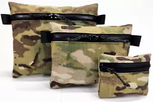 3-Pk 1000D Tactical Cordura MULTICAM utility Storage Bags Camping hiking hunting - Picture 1 of 7