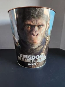 Kingdom Of The Planet Of The Apes Metal Popcorn Tin Regal Zinc Group 130 Oz - Picture 1 of 10