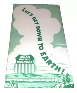 JUNE 1954 UNION PACIFIC LETS GET DOWN TO EARTH FARES BROCHURE - Picture 1 of 1