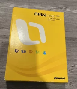 Microsoft Office Mac Home & Student 2008 Comes With 3 Product Keys - FREE SHIP! - Picture 1 of 3