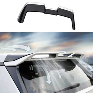 Black White Rear Spoiler Tail Trunk Lip Wing Bar Fits For RAV4 2019-2022 - Picture 1 of 9