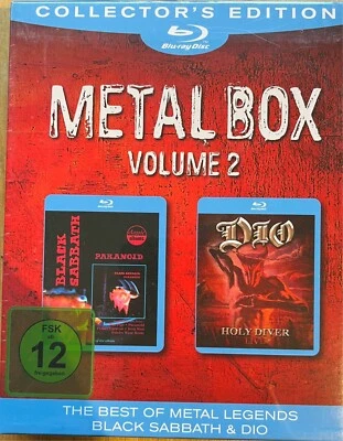 Metal Box Vol. 2 - Black Sabbath Paranoid / Dio Holy Diver Exclusive Box NEU OVP - Bild 1 von 4