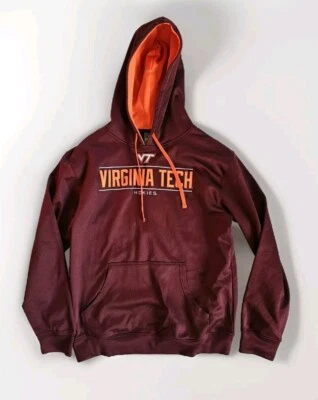 Knights Apparel Pullover Hoodie Men's Medium. Virginia Tech Hokies Maroon - Image 1 of 3