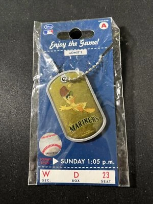 DONALD DUCK - 2010 Walt Disney - MLB - Seattle Mariners - DOG TAG Necklace - Image 1 of 2