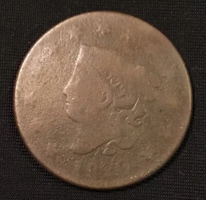 Centavo grande cabeza corona 1820 1C - rayado - Imagen 1 de 8