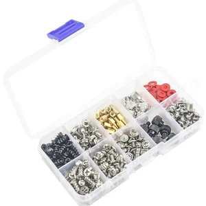300Pack M3 M3.5 M5 Assorted Compater PC Hard Drive Motherboard Case Fan Screws - Picture 1 of 8