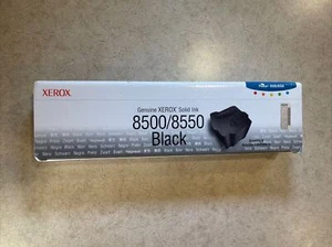 XEROX 108R00672 Phaser 8500 8550 Printer Black Ink (6 pack) Genuine OEM Sealed - Picture 1 of 6
