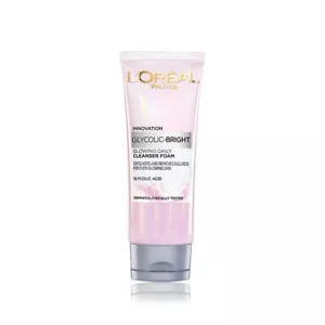 L’Oréal Paris Glycolic Bright Daily Foaming Facial Cleanser, 50gm Daily Glowing - Picture 1 of 4