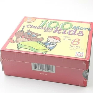 5 CD Set 100 Classics For Kids 6 Hours Of Classic Music (Time Life Music) - Picture 1 of 11